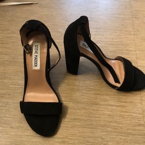 Steve Madden black 4 inch heels